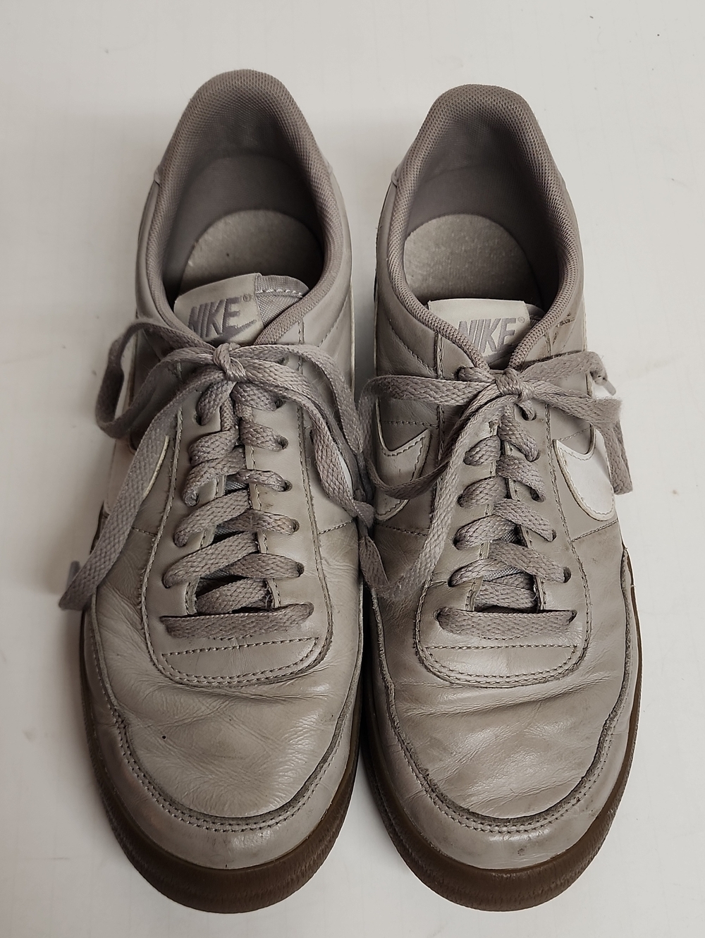 Nike Killshot Unisex Gray Leather Sneakers with Gum Sole M7.5 W9